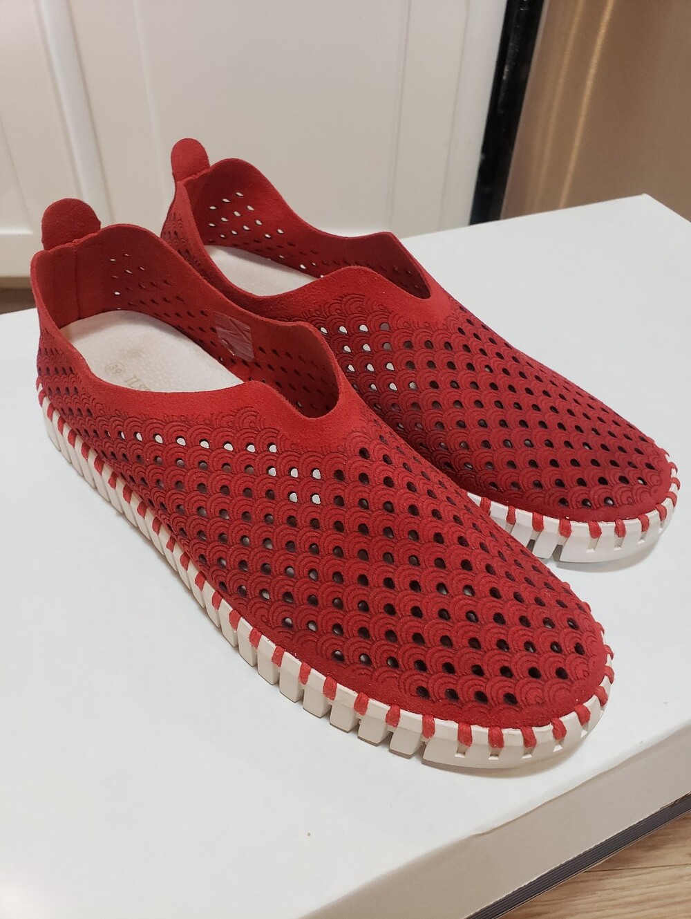 Nordstrom llse Jacobson Collection Tulip 139 Slip On Sneaker Deep Red 39